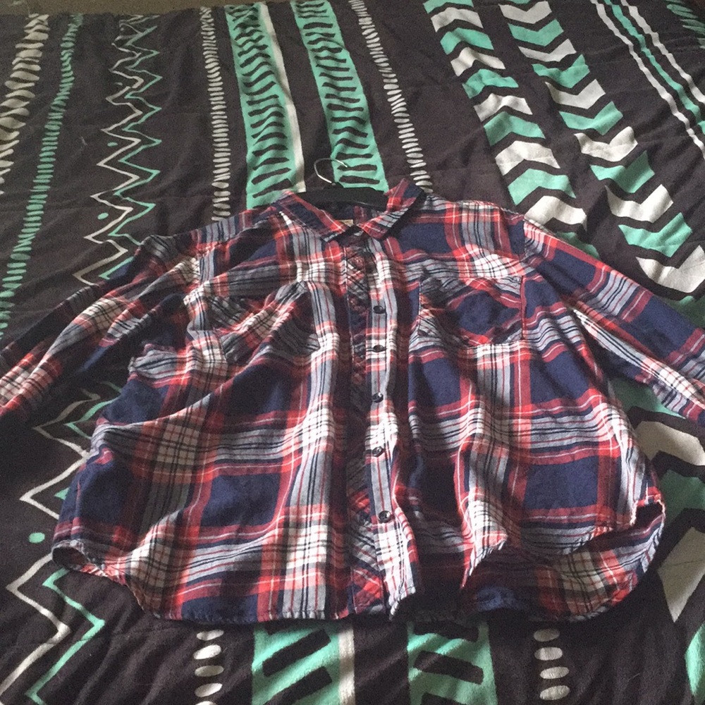 Collared flannel!